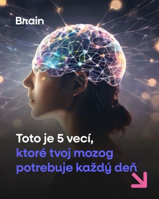 Mozog riadi úplne všetko a na správne fungovanie mu (bohužiaľ) nestačí len káva ☕️ Aby pracoval, ako má, potrebuje pár...