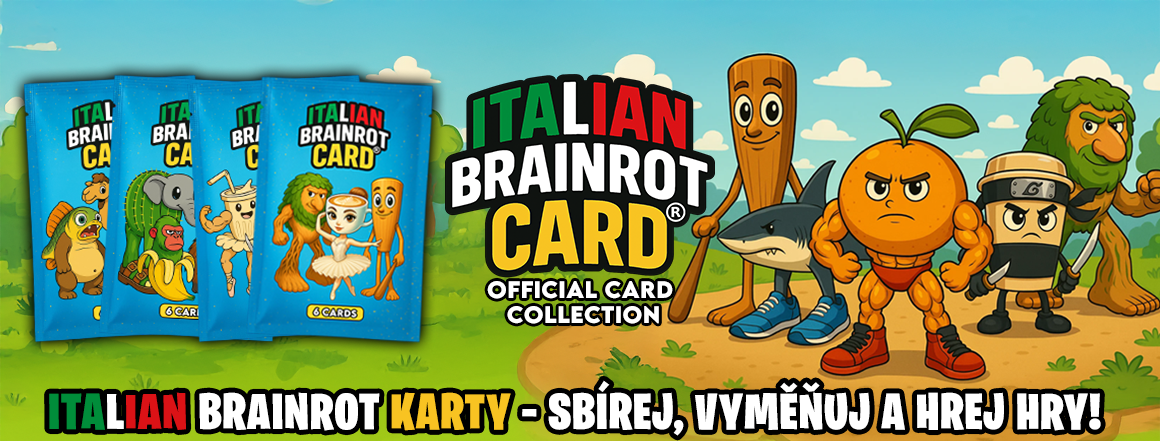 Sběratelské karty Italian Brainrot – originální kolekce pro děti a fanoušky