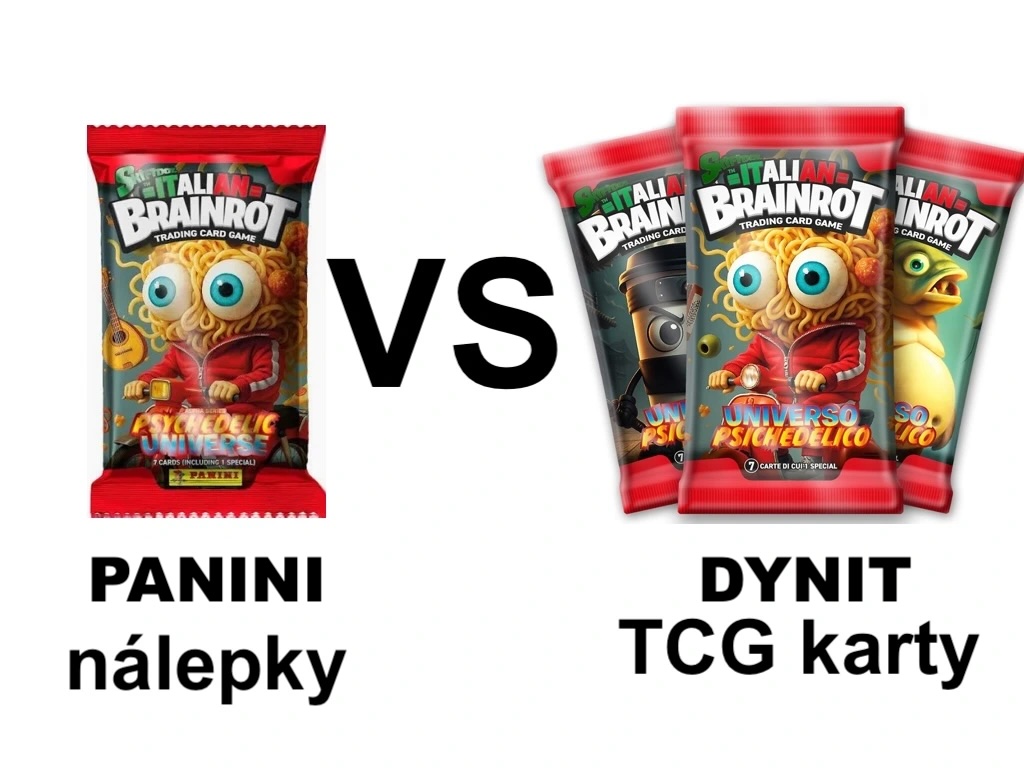🧠 Brainrot od Panini – Proč dát přednost TCG kartám před nálepkami