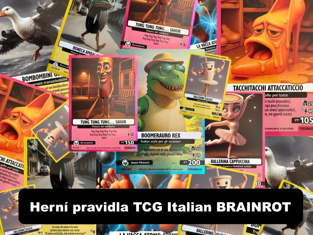Jak se hraje TCG Skifidol Italian BRAINROT