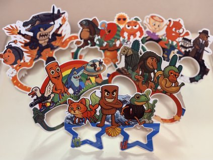 Brainrot party brýle SET 6ks