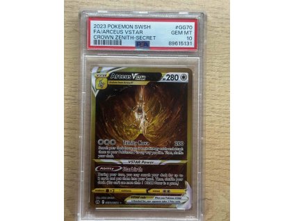 ARCEUS VSTAR - #GG70 - PSA 10