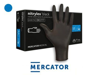 Nitrilové rukavice Mercator Nitrylex nepúdrované
