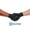 Mercator gogrip čierne nitrilové rukavice nepudrované