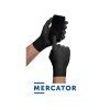Mercator gogrip čierne nitrilové rukavice nepudrované