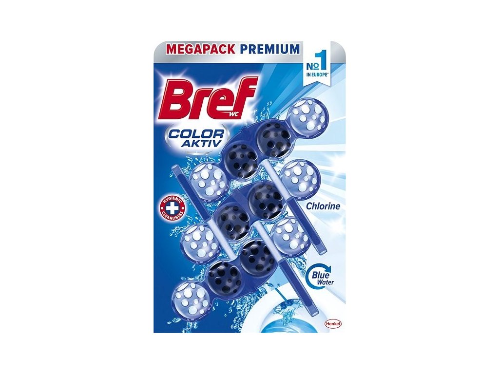 Bref Color Aktiv Chlorine WC Blok 3x50g