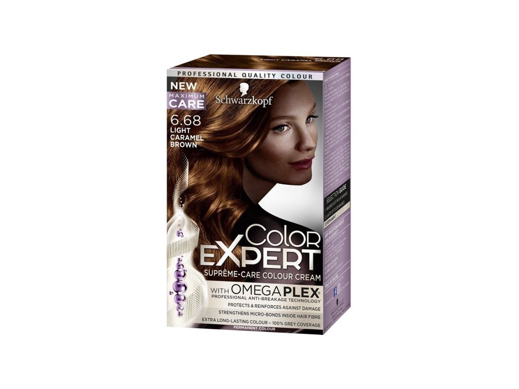 Schwarzkopf Color Expert farba na vlasy 6.68 Orieškovohnedý 1ks