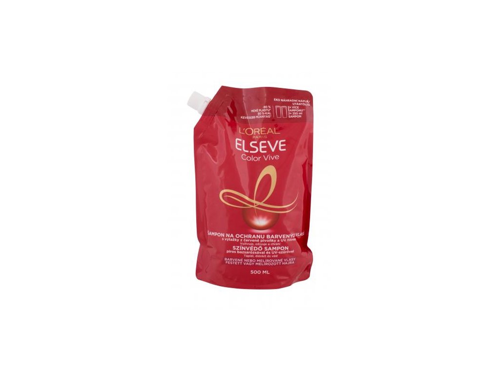 L’ORÉAL Elséve Color Vive šampón na vlasy, náhradná náplň 500 ml