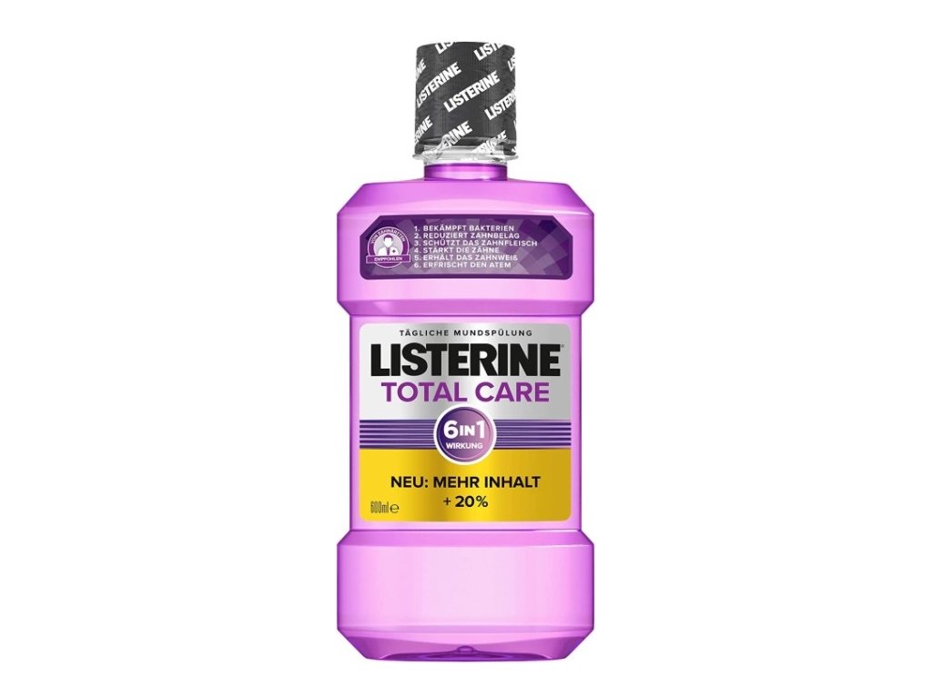 Listerine Total Care clean 6 in 1 mint  ústna voda 500ml