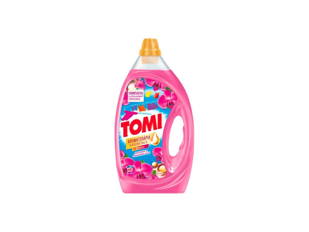 Tomi Aromateraphy Essentials Color Orchidea a Makadamia olej gél na pranie 3l 60PD