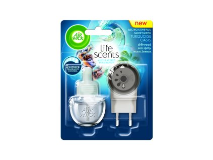 Air Wick Tyrkysová lagúna elektrický osviežovač + náplň 19ml