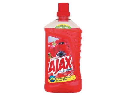 AJAX Red Flowers čistiaci prostriedok na podlahy 1l