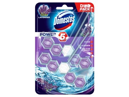 Domestos Power 5 Levander 2x55g
