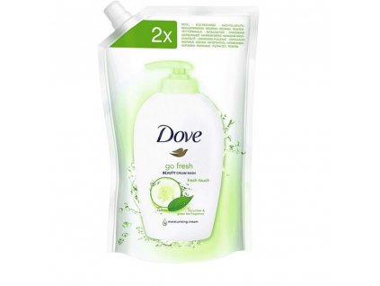 Dove Go Fresh uhorka tekuté mydlo náplň 500ml