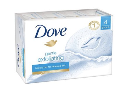 Dove mydlo tuhé Gentle Exfoliating 90g