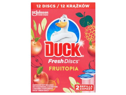 DUCK Fresh Discs WC gél náhrada 2x36ml Fruitopia