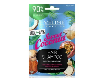 EVELINE Sweet šampón na vlasy pre hydratáciu a lesk 20ml
