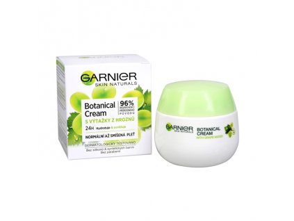 GARNIER Skin Naturals Botanical Cream with Grape Water, hydratačný krém s výťažkami z hrozna pre normálnu až zmiešanú pleť 50ml