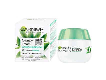 GARNIER Skin Naturals Botanical Green Tea, hydratačný krém s výťažkami zo zeleného čaju pre citlivú pleť 50ml