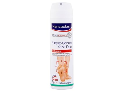 Hansaplast foot expert Foot protection 2v1 osviežujúci sprej na nohy 150 ml