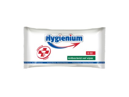 Hygienium antibakteriálne vlhčené utierky 15ks