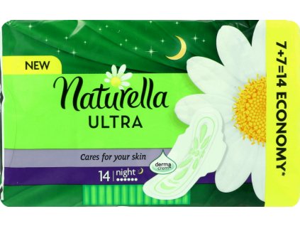 Naturella Ultra Night hygienické vložky 14ks