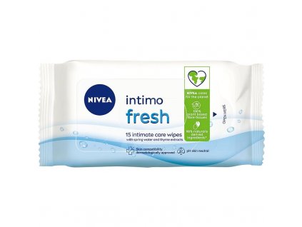Nivea Intimo Fresh obrúsky pre intímnu hygienu 15ks