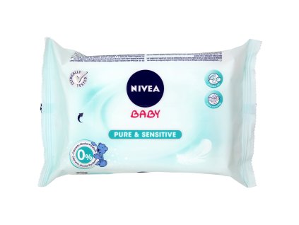 Nivea Baby Pure & Sensitive vlhčené utierky 63ks