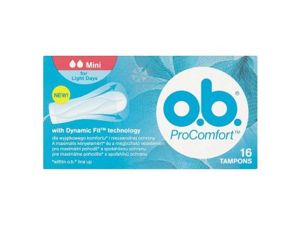 O.B. ProComfort Mini tampon 16 ks