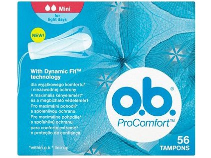 O.B. ProComfort Mini tampóny 56ks