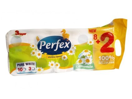 Perfex Camomile toaletný papier 8+2 3vrst