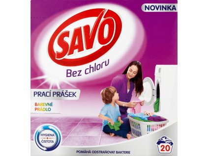 Savo prací prášok na farebné prádlo 1,4kg 20PD