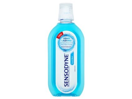 Sensodyne Long Lasting Sensitivity Protection Cool Mint ústna voda 500 ml