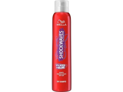 Wella Shockwaves Refresh & Volume suchý šampón 180ml