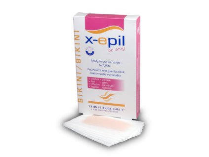 X-epil bikiny- depilačné prúžky