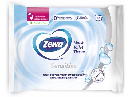 Zewa Sensitive vlhčený toaletný papier 42ks