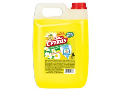 Gold Cytrus Strong Citrus & Harmanček saponát na riad 5l