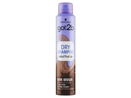 Got2b Instant Fresh-Up Dark Brown suchý šampón 200 ml