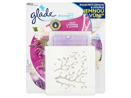 Glade discreet Calm Lavender & Jasmine elektrický osviežovač + náplň 8g