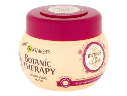 Garnier Botanic Therapy Ricinus Oil posilňujúca maska pre slabé vlasy s tendenciou vypadávať 300ml