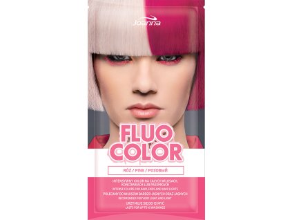 JOANNA Fluo Color šampón pink 35g