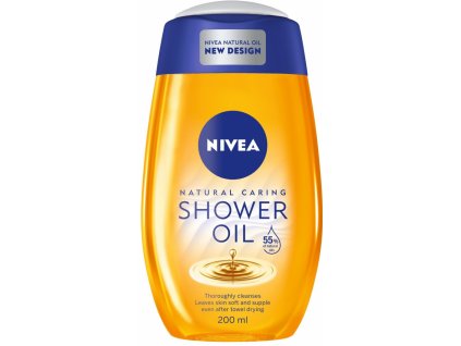 Nivea Natural Oil sprchový olej pre suchú pokožku 200ml