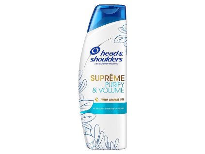 Head & Shoulders Supreme Purify & Volume proti lupinám bez silikónov šampón 400ml