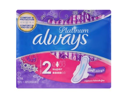 Always Platinum Ultra Super hygienické vložky 7ks