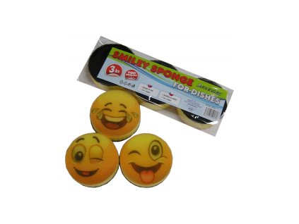 Špongia SMILEY na riad 3ks