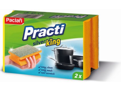 Paclan Silver King kuchynská špongia bez škrabancov 2ks