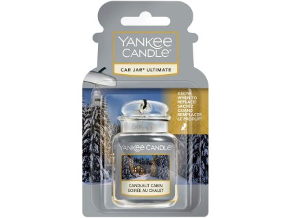 Yankee Candle Candlelit Cabin vôňa do auta závesná