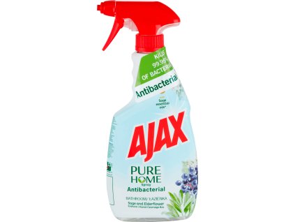 Ajax univerzálny antibakteriálny čistič povrchov Pure Home šalvia a čierna baza 500 ml