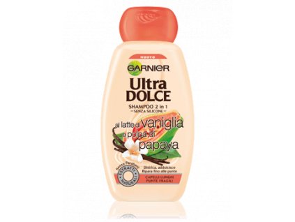 Garnier Ultra Dolce Vanilia & Papaya 2in1 šampón na vlasy 300ml
