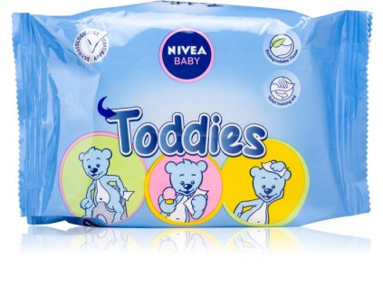 Nivea Baby Toddies vlhčené obrúsky pre deti 60ks